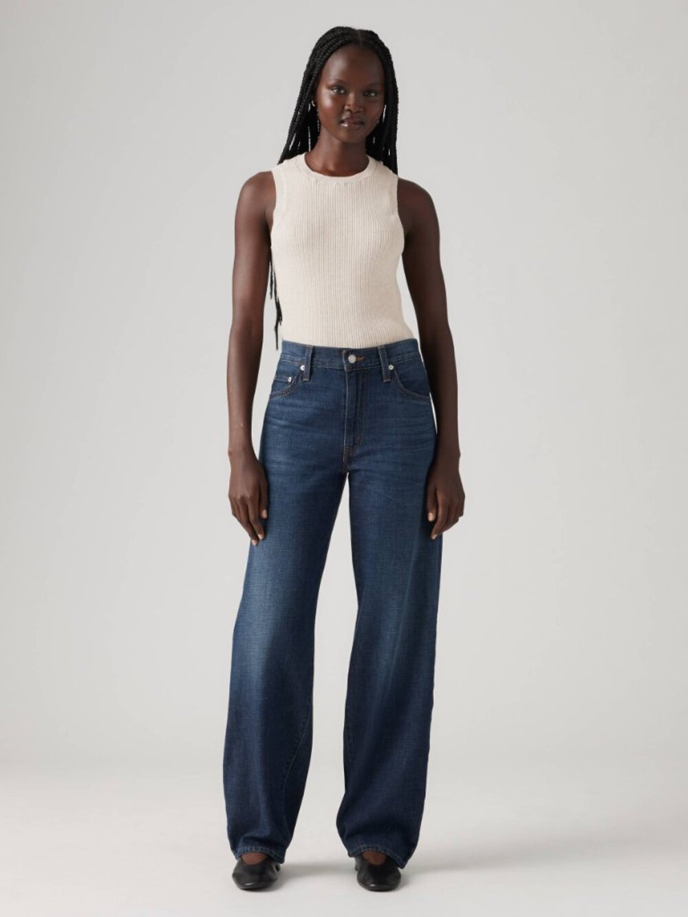 Levis Baggy Dad Linen+ Denim Jeans 32" Inseam